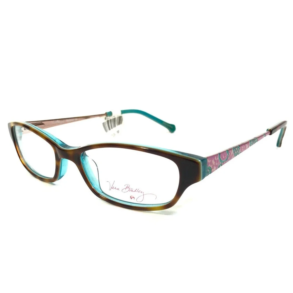 Vera Bradley Petite Eyeglasses Frames VB Dawn Tutti Fruitti TFI Blue 46-15-130